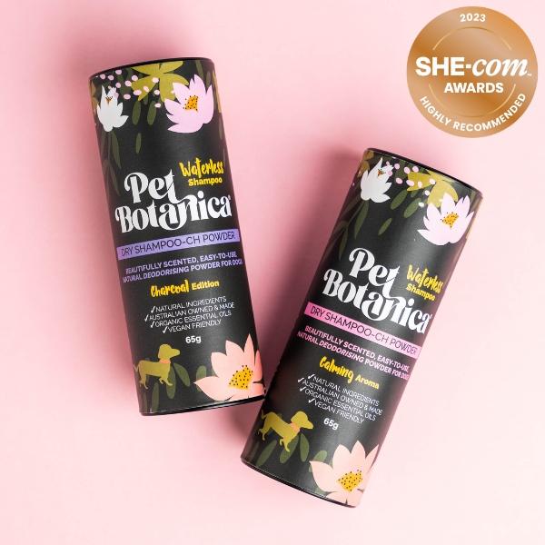 dry shampoo for dogs calming